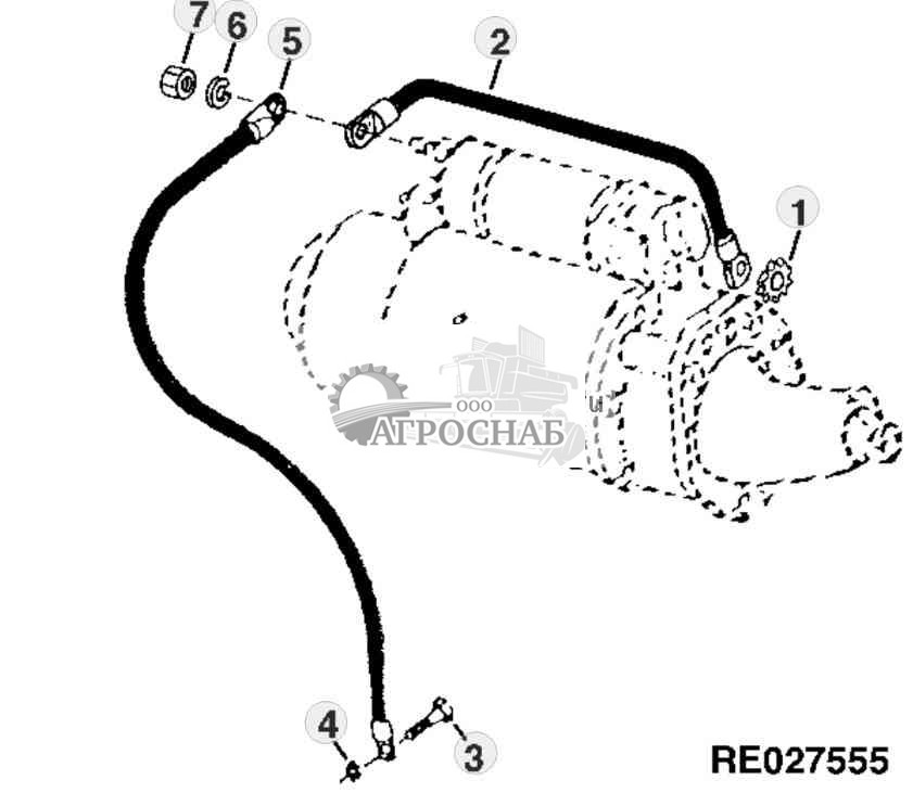 STARTING MOTOR GROUND CABLE (9220,9320,9420) 